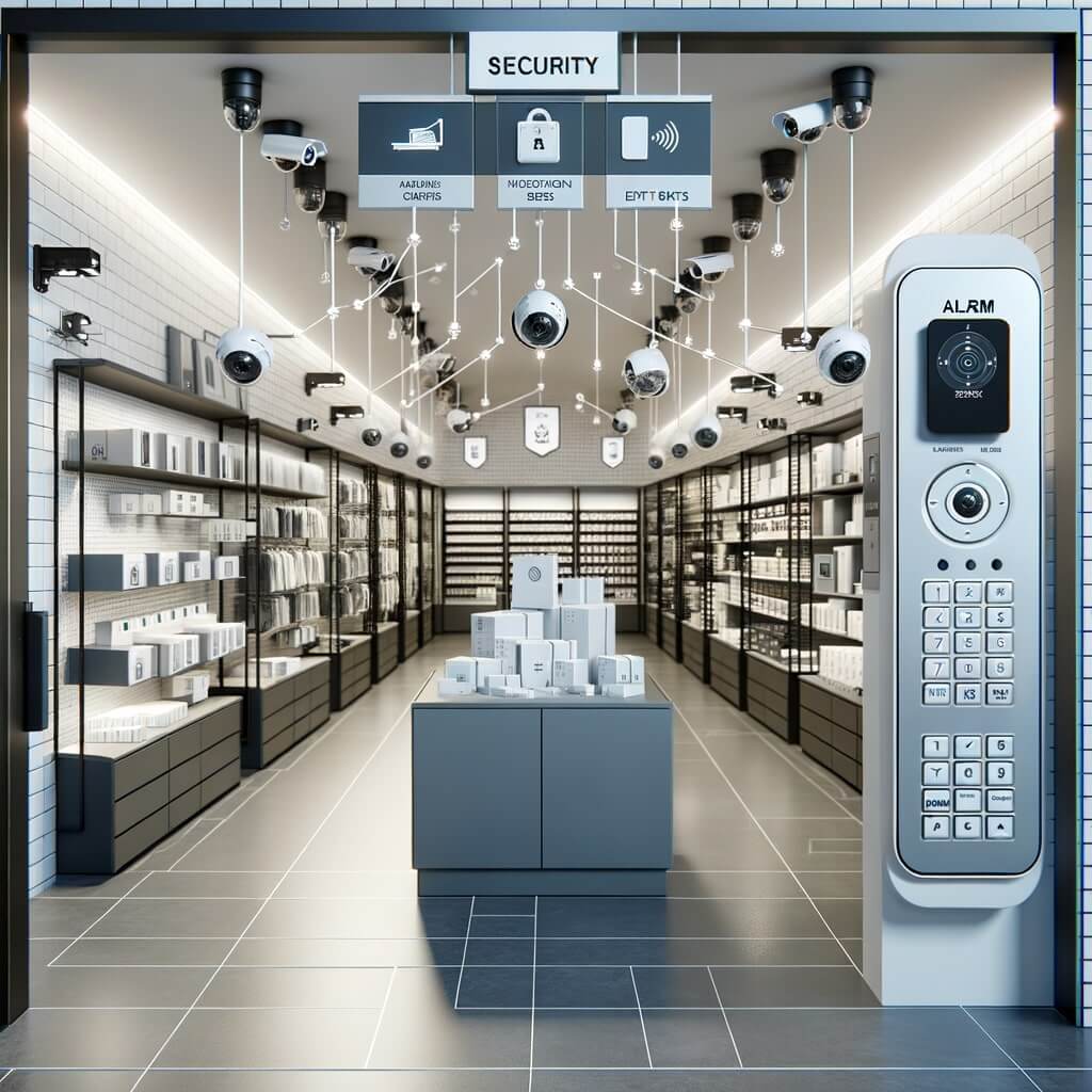 RETAIL-ALARM-SYSTEM-installation-no-humans